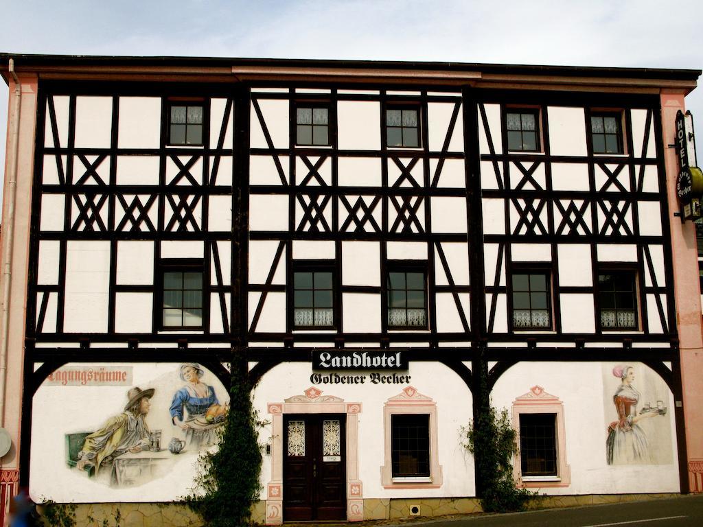Landhotel Goldener Becher Limabach - Oberfrohna Esterno foto